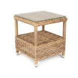 Столик кофейный из искусственного ротанга, цвет соломенный 4SIS Форио YH-S4676W-2