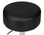 Пуф DOBRIN DANNY (черный PU) 2050-LM DANNY, цвет сиденья черный, основания хром