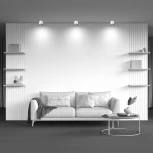 Накладной потолочный светильник Hoop GX53 1x15Вт Maytoni Technical C086CM-GX53-MRD-WB (220V, круглые)