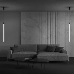 Подвесной светильник Ray 3000К 20Вт LED Maytoni Technical P022PL-L20B3K (220V, на проводе, круглые)