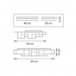 Потолочный светильник Lightstar Favo 750164