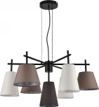 Подвесной светильник (13032/7P Black) Indigo Abbinare V000534 (220V, на тросе)