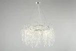 Подвесная люстра Aployt Gertunia APL.847.13.13 (220V, хрусталь, на тросе, листья, ветки)