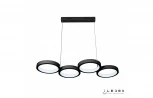 Подвесной светильник iLedex Ring Star 9004-4-D BK