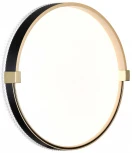 Настенно-потолочный светильник Sonex Olidi Black 7647/CL PALE SN пластик/белый/черный/золотой LED 30Вт 4000К D340 IP43 (220V, круглые)