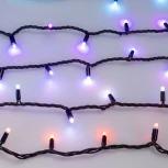 Светодиодная гирлянда ARD-STRING-PRO-10000-BLACK-100LED-LIVE RGB-DMX (24V, 10W) (IP65)