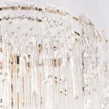 Подвесная люстра Loft It Florida 10298/600 French gold (220V, хрусталь, на цепи, круглые)