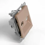 ТВ-розетка (шампань) Stekker Катрин 49184