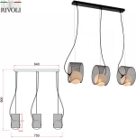 Светильник подвесной Mortualia 5149-203 3 х Е14 40 Вт