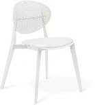 Стул SHT-S111-CN1 с мягкой подушкой из кож.зама белый/белый Sheffilton 5639871203