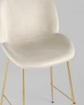 Стул полубарный Stool Group Beetle со спинкой бежевый УТ000025452
