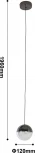 Подвесной светильник Favourite Luna 4369-1P (LED, 220V, на проводе, шар)