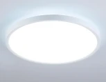 Потолочный светодиодный светильник круглый с подсветкой Ambrella Orbital Air FZ3005 (220V, круглые, IP44)