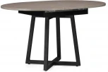 Деревянный стол Woodville Регна черный / бежевый 504218