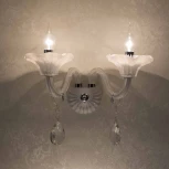 Бра Citilux Ирида CL351320 (220V, хрусталь, подвески, подсвечник, свеча)