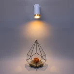 Спот Wolta WSL-GU10/S09WG под лампу GU10 Белый / Золотой LINEA