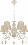 Подвесная люстра Arte Milano AM347620 347620/5 WT+G (220V, подвески, на цепи)