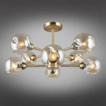 Потолочная люстра на штанге Omnilux 933 OML-93307-08 (220V, шарики)