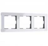 Рамка на 3 поста Acrylic (белый) Werkel W0032701 (a059315)