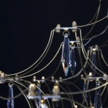 Подвесная люстра Loft It Mira 10259/800 Gold Asfour (LED, 220V, на тросе)