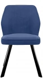 Стул DikLine 232 поворотный Z20 синий, ножки черные