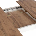 Кухонный стол Tetchair SVELTO (ЛДСП,Массив березы/Белый)