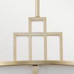 Потолочная люстра на штанге Feiss Fusion FE-FUSION-P-L-PNBR (220V, круглые)