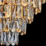 Подвесная люстра хрустальная Reluce 88094-0.4-600 droplight (220V, на цепи)