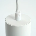 Подвесной светильник Feron ML1868 Barrel ZEN levitation 48648 MR16 35W белый, хром (220V, на проводе, круглые)