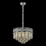 Подвесная люстра каскадная Wertmark Calista WE135.07.103 (220V, хрусталь, на цепи)