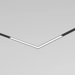 Трековый угловой светильник светодиодный с голосовым управлением однофазный 220V Denkirs Smart Linear DK8014-BK (Умный дом, Алиса)