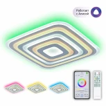 Потолочный светильник RGB Citilux Триест CL737A100E (LED, 220V, пульт управления, управление смартфоном, голосовое управление, умный дом - Алиса, Маруся, Сири)