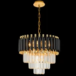 Подвесная люстра Natali Kovaltseva Darian 76017/5C GOLD BLACK