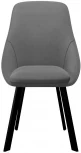 Стул DikLine 246 поворотный, Z28 серый, ножки черные