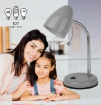 Офисная настольная лампа ЭРА N-116-Е27-40W-GY
