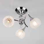 Потолочная люстра Eurosvet 3353 3353/3 хром/белый
