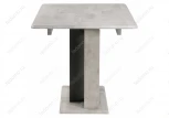 Стол на тумбе Woodville Санса 120 камень светлый / камень темный 462111