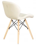 Стул обеденный BUTTERFLY (ножки светлый бук, цвет сиденья кремовый)