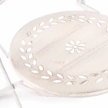 Комплект (стол + 2 стула) Secret de Maison Monique (mod. PL08-6241.6242) Античный белый (Antique White) (металл)