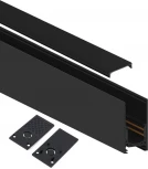 Шинопровод низковольтный накладной Feron 41961 черный, 2м, CABM1000