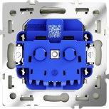 Розетка с заземлением, шторками и крышкой (сталь) Voltum S70 VLS040305