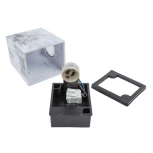 Архитектурная подсветка под лампу GU10 мрамор Uniel UUL-A01S UUL-P41A 6W/GU10 IP65 MARBLE