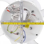 Потолочная люстра светодиодная с пультом ДУ 132W, белый, LED Natali Kovaltseva Home LED LAMPS 81439 (регулировка яркости, 220V, кольцо)