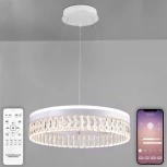 Подвесной светильник светодиодный Natali Kovaltseva Sad Queen INNOVATION STYLE 83127 PETEROLJA с пультом ДУ, моб. приложением 120W, белый, LED