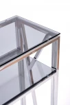 Консольный стол AllConsoles 1092-CS grey серебряный