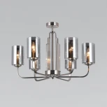Потолочная люстра на штанге Eurosvet Defi 60138/6 сатин-никель (220V)