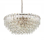 Подвесная люстра хрустальная Modelux MODELUX ML.7220.800 GD