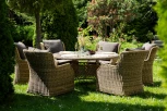 "Эспрессо–150 N" обеденная группа плетеная, цвет соломенный 4SIS арт.УТ-00008189