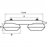 Накладной точечный светильник Lightstar Orbe 051329
