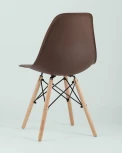 Стул Stool Group Eames Style DSW коричневый x4 УТ000003480